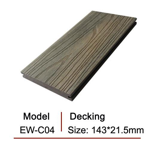 Sàn gỗ ngoài trời 2 lớp đặc EW-C04 